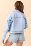 Load image into Gallery viewer, Light Wash Denim Jacket