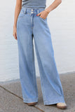 Load image into Gallery viewer, High Rise Wide Leg Jeans
